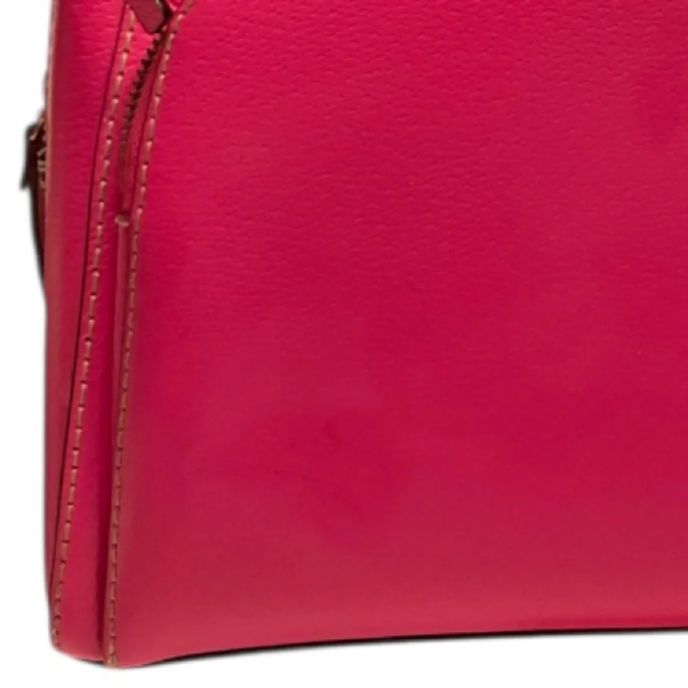 Kate Spade Hot Pink MAEDA Leather Shoulder Bag.